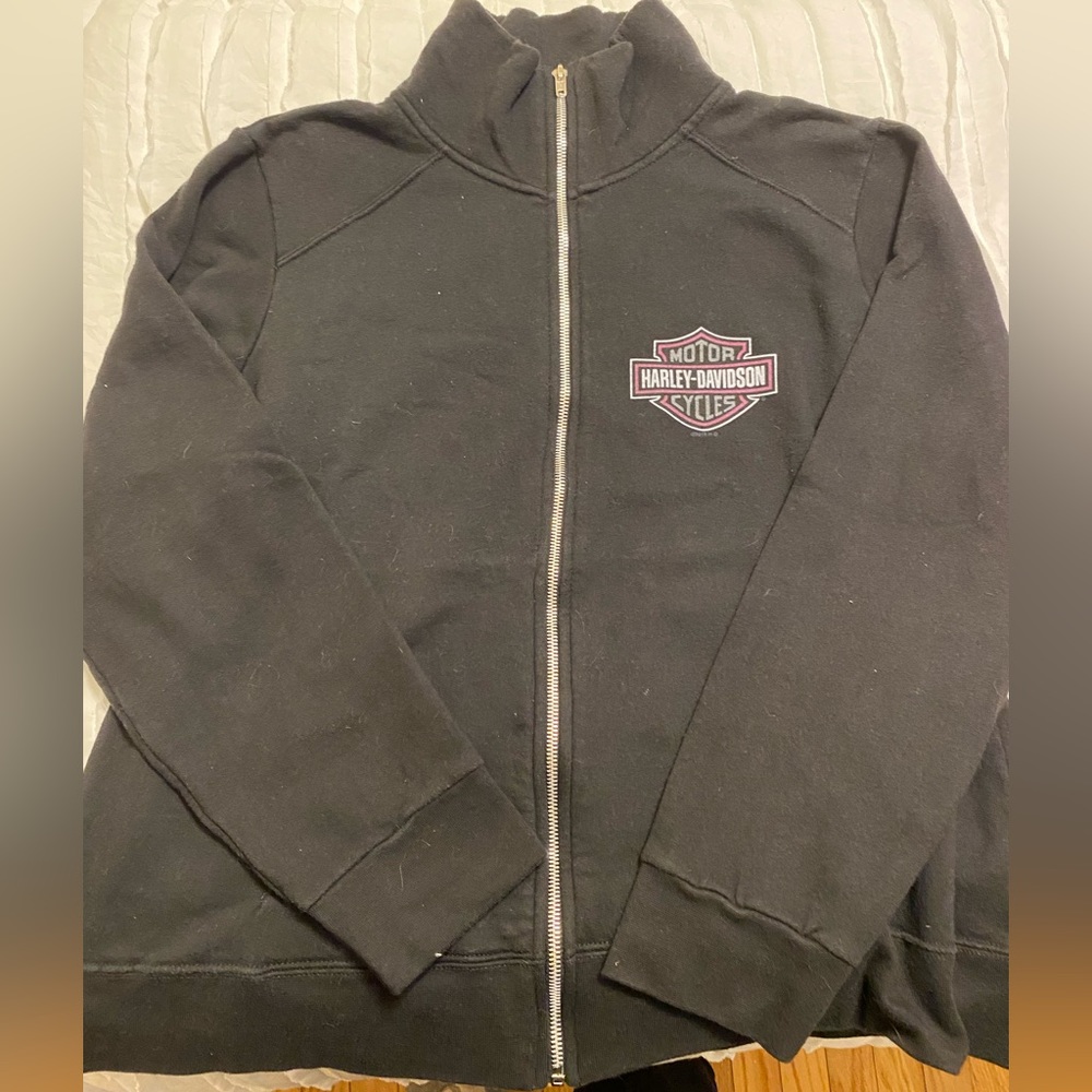 Authentic Harley Davidson zip up.